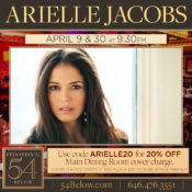 Arielle Jacobs at 54 Below