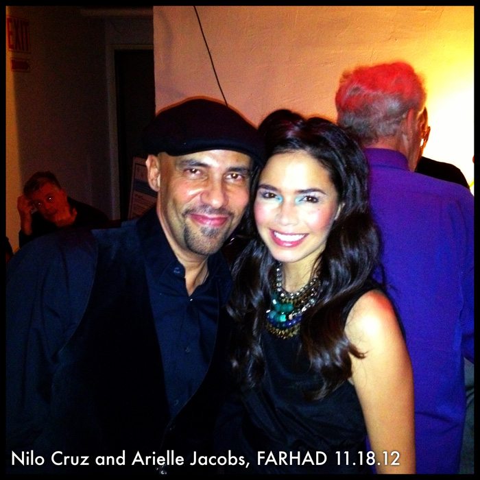 Nilo Cruz and Arielle Jacobs