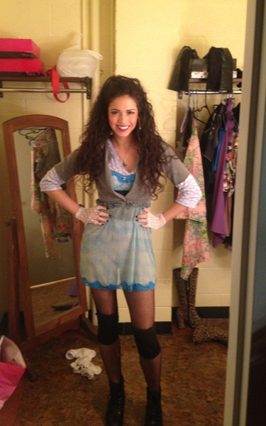 Arielle Jacobs as Mimi in Rent